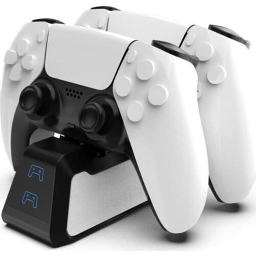 Dual Fast Charger for PS5 Wireless Controller USB 3.1 Type-C Charging Cradle Dock Station for Sony PlayStation5 Joystick Gamepad