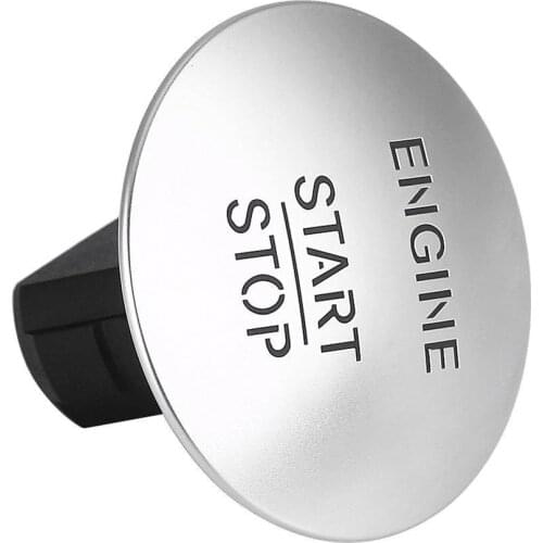 Start Stop Push Button Engine Ignition Switch Silver For Mercedes Benz C250 C300 CL550 CLA250 CLS350 E350 GL350 GL450