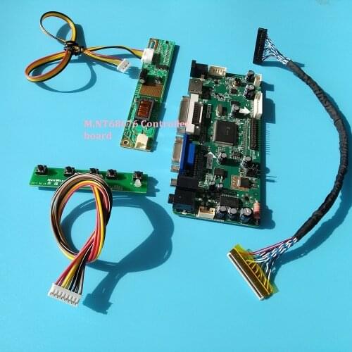 Kit for B133EW01 V0 DVI HDMI Display Panel 13.3" 20pin Controller board 1 lamps LVDS VGA Signal Screen Driver 1280X800