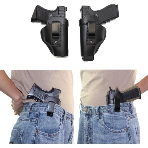 Left/right hand Concealed Gun Pistol leather holster For Taurus 444/HK USP Compact/APS/PPK/P226/P99 revolver hunting accessories