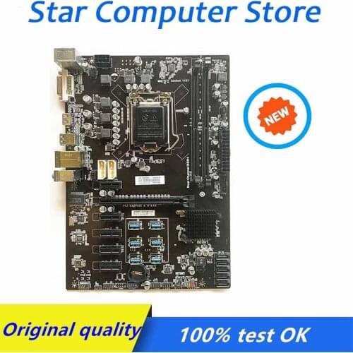 New B250 BTC ETH mining motherboard 12 GPU cards Bitcoin Crypto Etherum Mining JW B250P B250-BTC PRO DDR4 LGA 1151 Motherboard