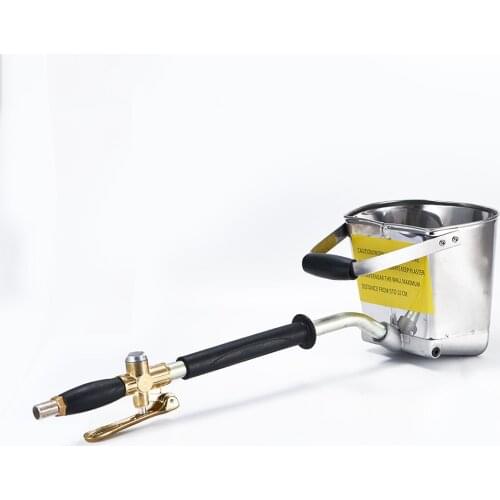 Mini Mortar Cement Spray Gun With Hopper Bucket Wall Sprayer Stucco Plaster Sprayer Cement Spray Guns