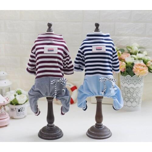 Fashion dog clothing dog four leg clothing pet spring and summer clothing small and medium sized dog Chihuahua Pug
