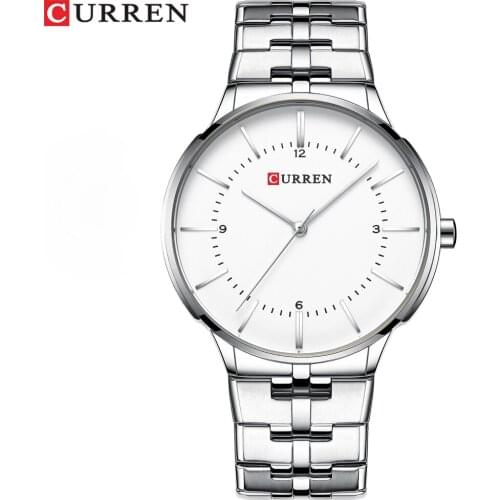 Top Luxury Brand CURREN 2019 New Men Watch Stylish Full-steel Quartz Analog Wrist Watch Reloj Hombre Elegant Gifts for Men