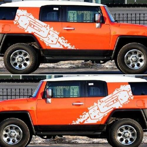 Car Decoration Sticker Is Suitable For Toyotas FJs 2007-2017 Sideways Decal Car Decoration Vinyl Sticker Car CRUISER V0D4