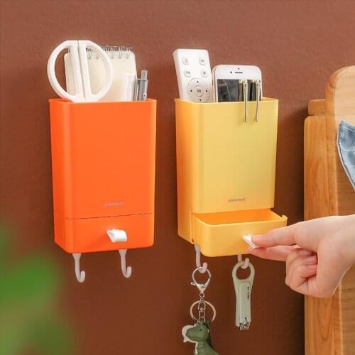 Mobile phone glasses storage box wall-mounted bedside shelf wall-mounted dormitory bedroom bedside desktop wall