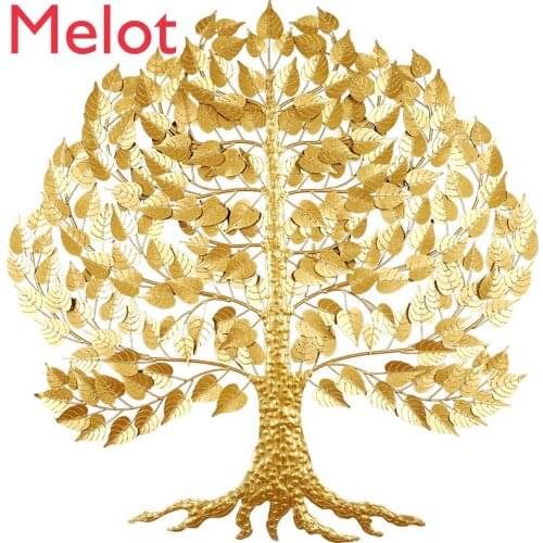 Hotel American Hall Wall Pachira Macrocarpa Wall Decoration Decorative Painting for Hallway Wall Affordable Luxury Style Model