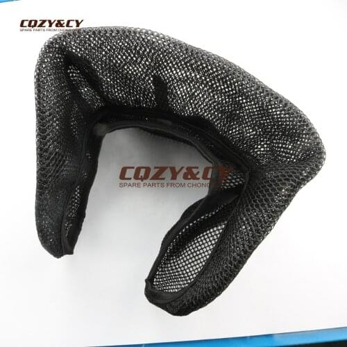 L size Mildew Anti-Slip Motorcycle Heat Insulation Cushion Seat Saddle Cover Black