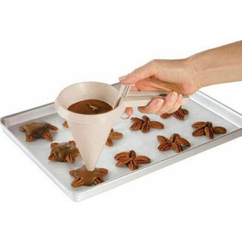 Adjustable Icing Candy Kitchen Funnel Chocolate Pastry Batter Dispenser Cream Cookie Cupcake Pancake Muffin Funnel Baking Tools