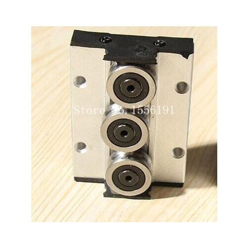 SGR20-3 Three roller skating block, Linear slide block bearings,CNC parts High quality,Without linear roller guide