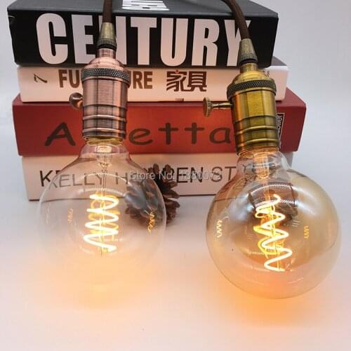 Vintage Edison style LED filament bulb 4W G95 antique soft LED filament bulb
