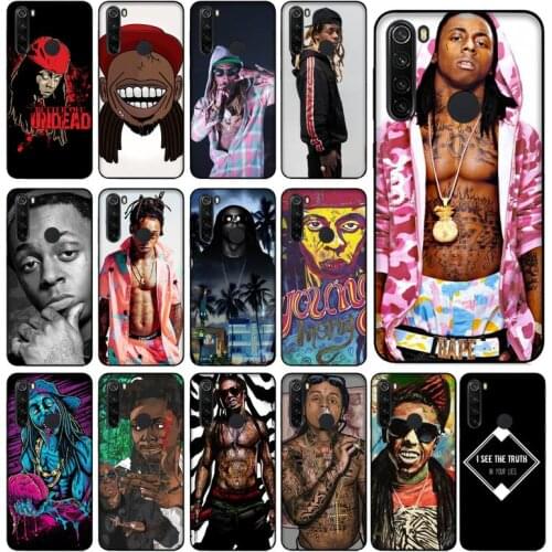 YNDFCNB Rapper Lil Wayne Phone Case for Xiaomi Redmi 5 5Plus 6 6A 4X 7 8 Note 5 5A 7 8 8Pro
