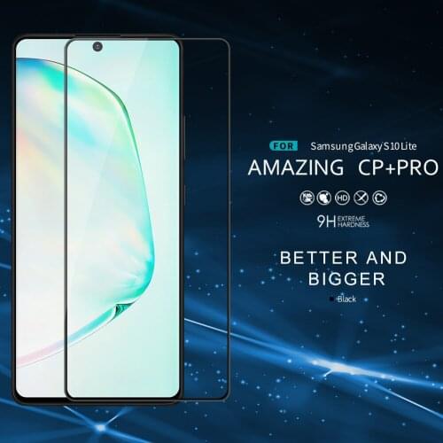 For Samsung Galaxy S10 Lite Glass Screen Protector NILLKIN Amazing CP+ Full Glue Coverage Tempered Glass for Samsung S10 Lite