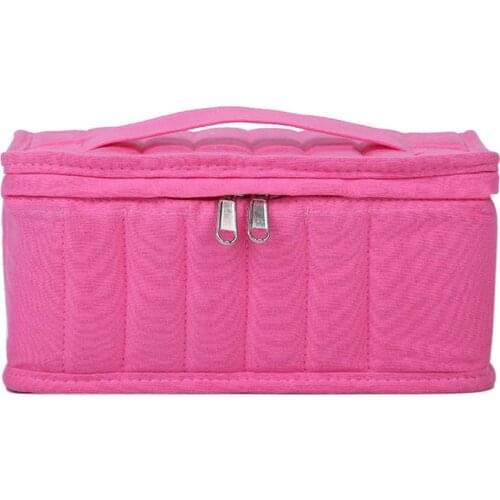 Protective 39 Bottles Essential Oil Case With Handle Shockproof Nail Polish Storage Bag Collecting Portable Travel Perfume