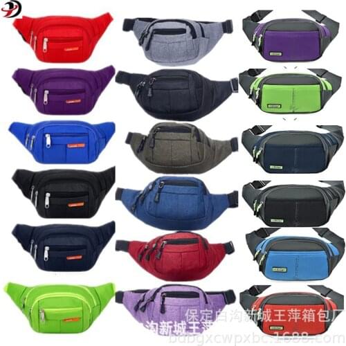 Factory Direct Sports Waist Pack Wholesale Custom Logo Men and Women Fashion Mobile Phone Waist Bag Outdoor Waterproof Cross