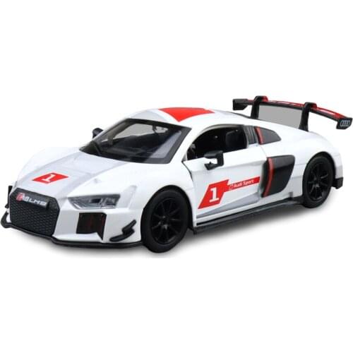 1/32 R8 LMS Racing car CAIPO MSZ Diecast Metal Model Car Toys Kids Pull back Sound Lighting