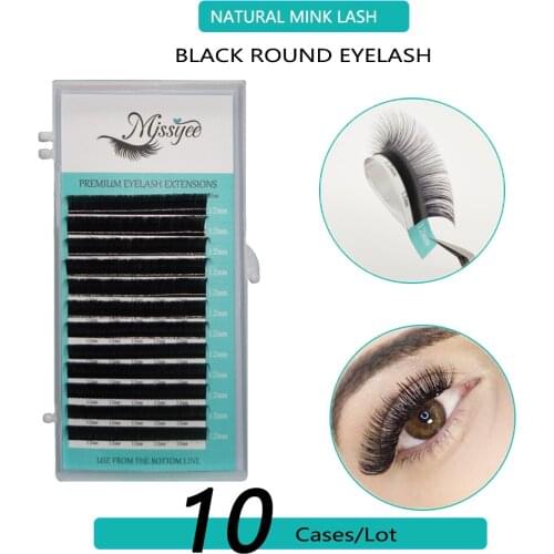 10 Case/Lots New Arrival 0.03mm CC Curl Eyelash Extension,False Mink EyeLashes Super Soft Natural Individual Eyelashes