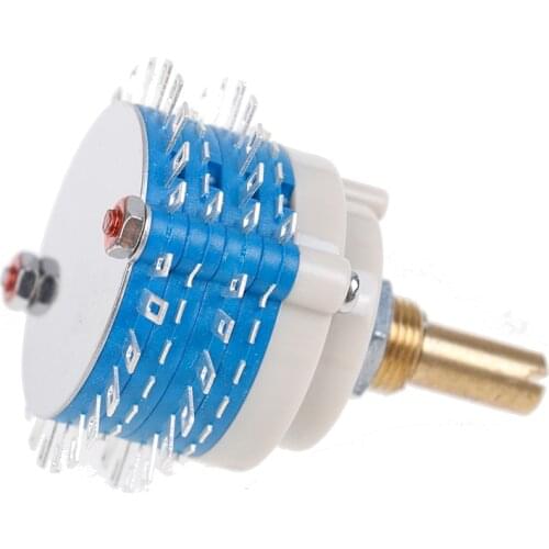 2Pole 24step 2x24 Rotary Switch DIY Pot Potentiometer Attenuator Volume Control