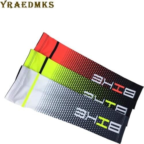 2 Pcs Bike Cycling Arm Sleeves Sport Sun UV Protective Sleeves Cuff Basketball Arm Warmer Manguitos Ciclismo Brazo Hombre