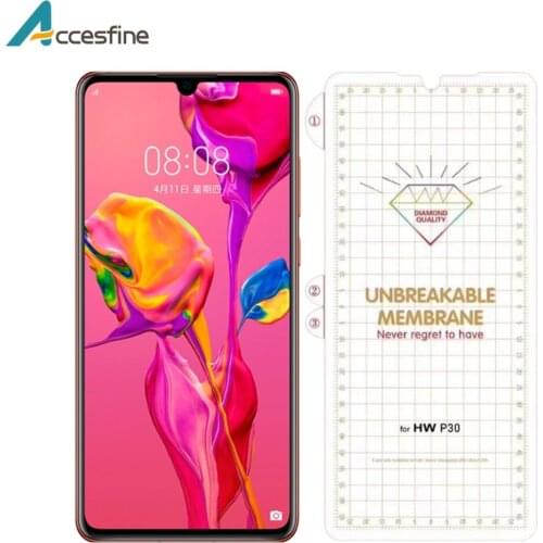 2x Nano invisible Screen Protector For Huawei P30 P20 Mate 20 Pro Lite Nova 4 3i 0.15mm UNBREAKABLE Membrane Hydrogel Soft Film