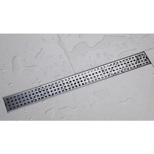 304 stainless steel 60cm Linear Shower Drain, Shower Grate, long floor drain DR023