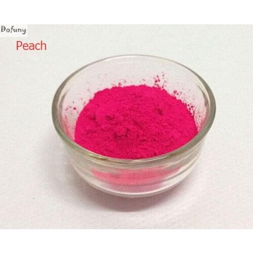500g/lot NEON Peach Color Shiny Fluorescent Phosphor Powder,Decoration Pigment Material for Nail Polish&Painting&Printing