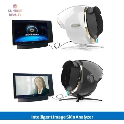 2020 NEWEST AI Intelligent Image Skin Analyzer Magic Mirror 3D Digital Facial Analysis Machine