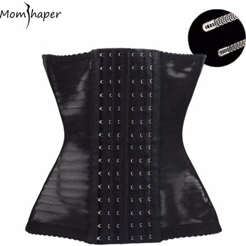 Cort Plus size maternity waist trainer Black postpartum slimming belt women Steampunk corset body shaper Modeling Strap Waist
