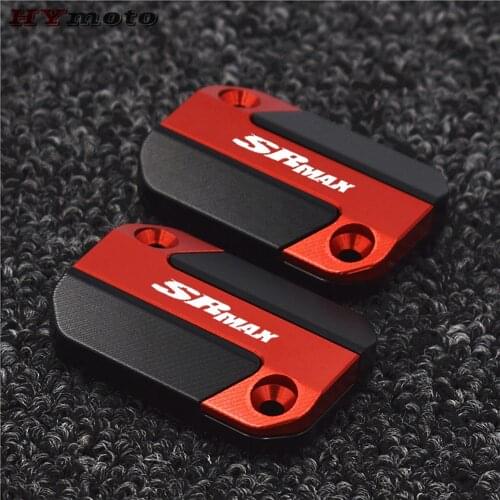 For Aprilia SRMAX250 SRMAX300 SR-MAX SRmax 250 300 2018 2019 2020 Motorcycle Accessories Brake Fluid Tank Caps Reservoir Covers