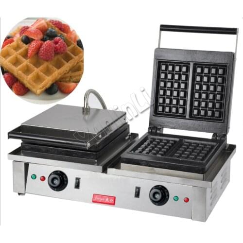 Double Waffle Makers Stainless Steel Waffle Machine Bread Pan 110V/220V FY-2202