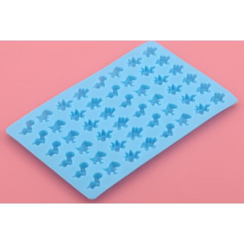 Chocolate Mold 48 Cavity Cute Dinosaur Silicone Gummy Cake Molds Ice Cube Tray Candy Fondant Mould Cake Baking Decorating Tools