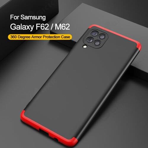 GKK 360 degree Protection Case For Samsung Galaxy A02S Anti-knock Hard Cover For Samsung F62 M62 A32 5G M31 M31S A02S Case Coque