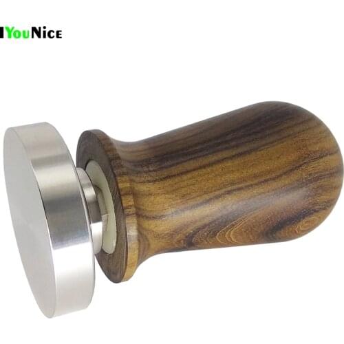 IYouNice Calibrated Tamper Pressure 58mm 51mm for Coffee and Espresso Mat Powder Hammer