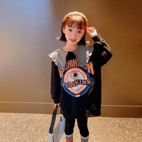 Childrens Sets Girls Clothes Long Sleeve T-shirts + Plaid Wide Leg Pants Autumn Kids Clothing Teenage For 3-12 Years Girls Suit