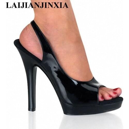 LAIJIANJINXIA High Heels Sexy Dance Shoes 13 CM High Heels Sandals Womens Night Club Pole Dancing Shoes N-015