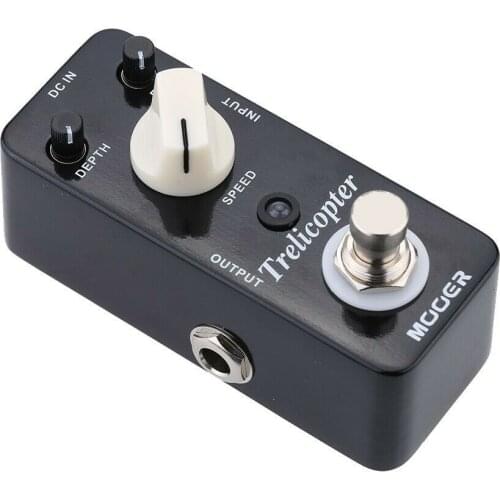 Mooer Mtr1 Trelicopter Electric Guitar Pedaleira Guitarra Classic Optical Tremolo Pedal Guitar Parts Synthesizer Effector