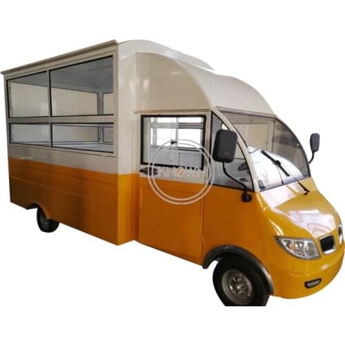 Can register in car plate street electric food truck mobile food cart