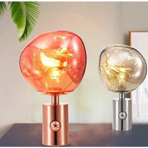 Bedroom Desk Lamp Simple Modern Fashion The Study Living Room Desktop Creative Lava Lamp Decoration Bedside Lamp