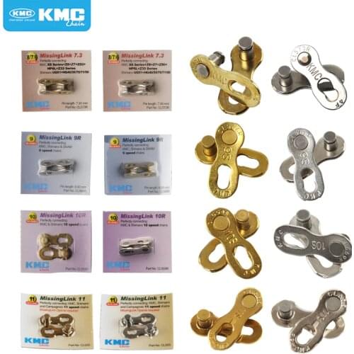KMC Original Bicycle Chains 6/7/8/9/10/11 Speed Mountain Bike Missing Link Chain For KMC Shimano Titanium Gold Silver Color