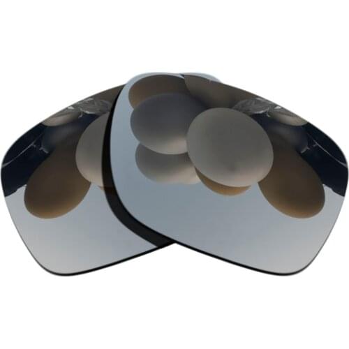 Polarized Sunglasses Replacement Lenses for-Catalyst Frame - Silver Mirrored