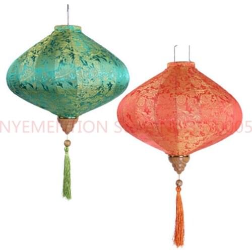 Festival Lantern Event & Party Festive & Party Supplies Festive Hotel Shopping Mall Wedding Decor Lantern Silk Red Lantern 10pcs