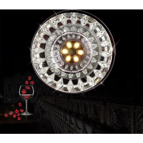 Simple modern led small crystal lamp aisle corridor living room lighting lamp downlight wall washer led Ceiling fixture lamps