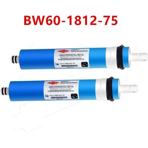 Replacement Dow Filmtec 75 gpd reverse osmosis membrane BW60-1812-75 for water filter for ro membrane reverse osmosis system