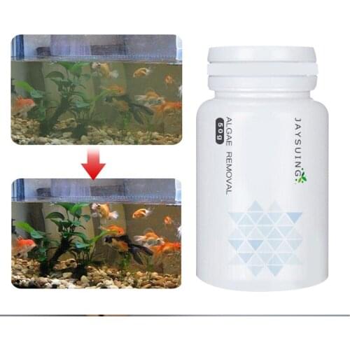 Fish Tank Moss Remover Aquatic Algae Control Spoon Water Detergent Purification Aquarium Cleaning Tablets Alga Removal Tablets