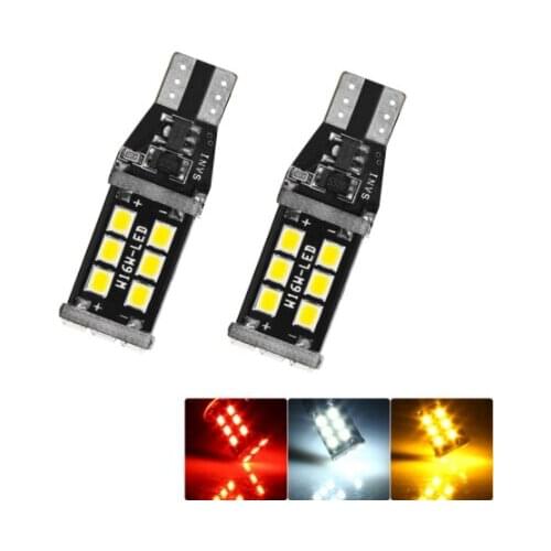 T15 W16W Super Bright High Power 15SMD 2835 LED Canbus No ERROR Car Backup Reserve Lights Bulb Brake Lamp Xenon