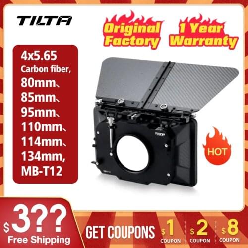 Tilta MB-T12 4*5.65 Carbon Fiber Matte Box (Clamp-on) with Single Backing