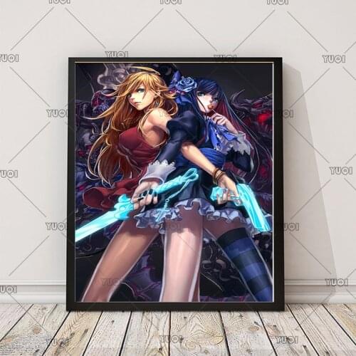 Panty and Stocking With Garterbelt Anime poster canvas ​Anime Manga HD Wall Poster Wood canvas painting anime poster