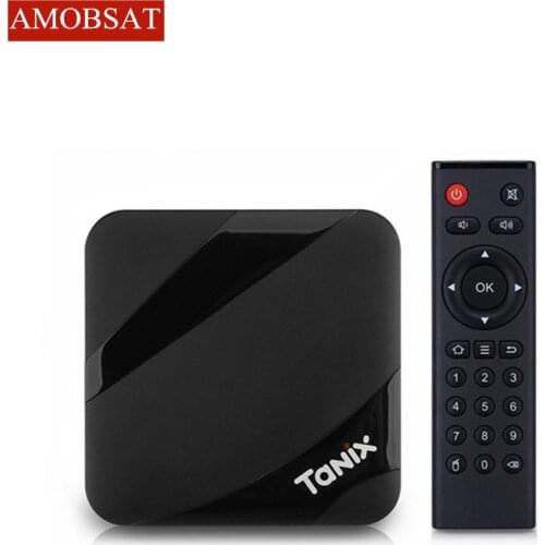 Tanix TX3 MAX 2GB 16GB Android 9.0 TV BOX Amlogic S905W Quad Core BT4.1 H.265 4K 2.4GHz WiFi ott plus PlayStore pk Mi boxes