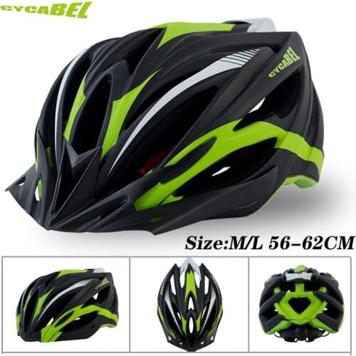 CYCABEL Bike Helmet Men Women Ultralight Integrally-Molded Bicycle Sport Cycling Caps Safety Road Mountain MTB Bicycle Helmet