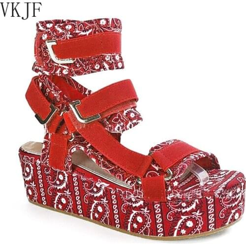 2021 Brand New Womens Platform Gladiator Sandals Ladies Mixed Colors Shoes Woman Wedges High Heels Summer Sandals